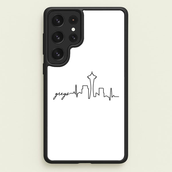 Grey's Skyline - Grey's - Greys Anatomy Phone Case for Galaxy S22 Ultra