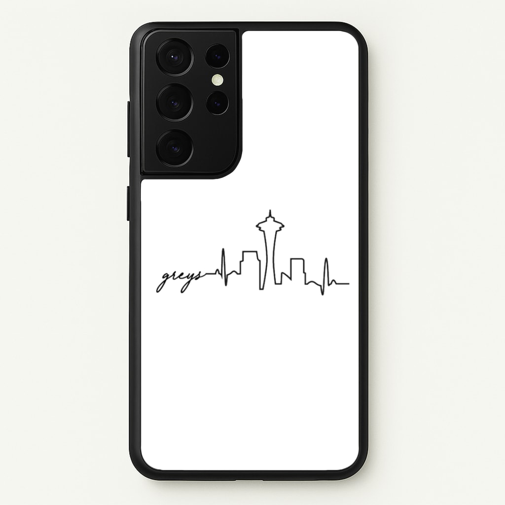 Grey's Skyline - Grey's - Greys Anatomy Phone Case for Galaxy S21 Ultra