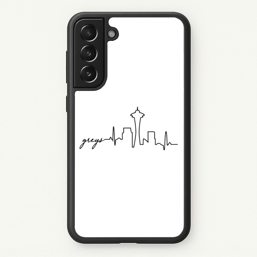 Grey's Skyline - Grey's - Greys Anatomy Phone Case for Galaxy S22 Plus