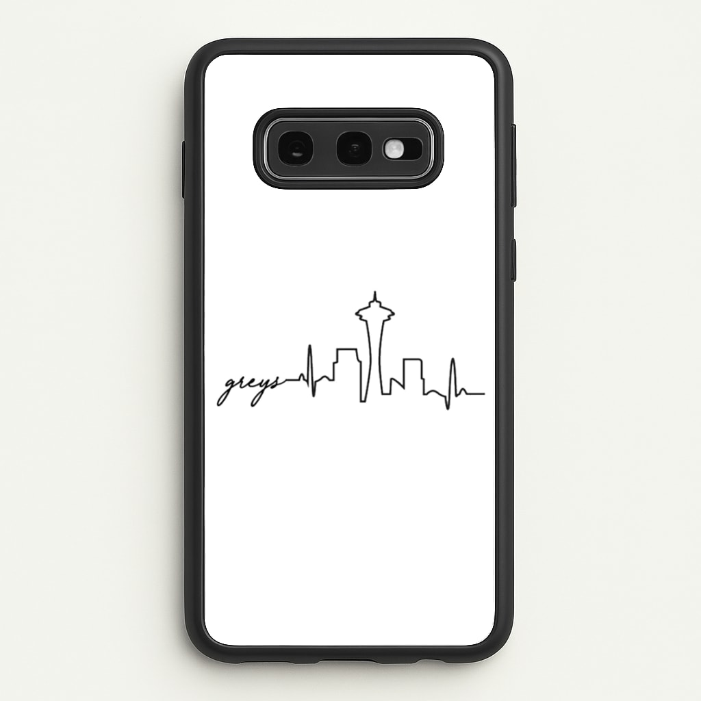 Grey's Skyline - Grey's - Greys Anatomy Phone Case for Galaxy S10e