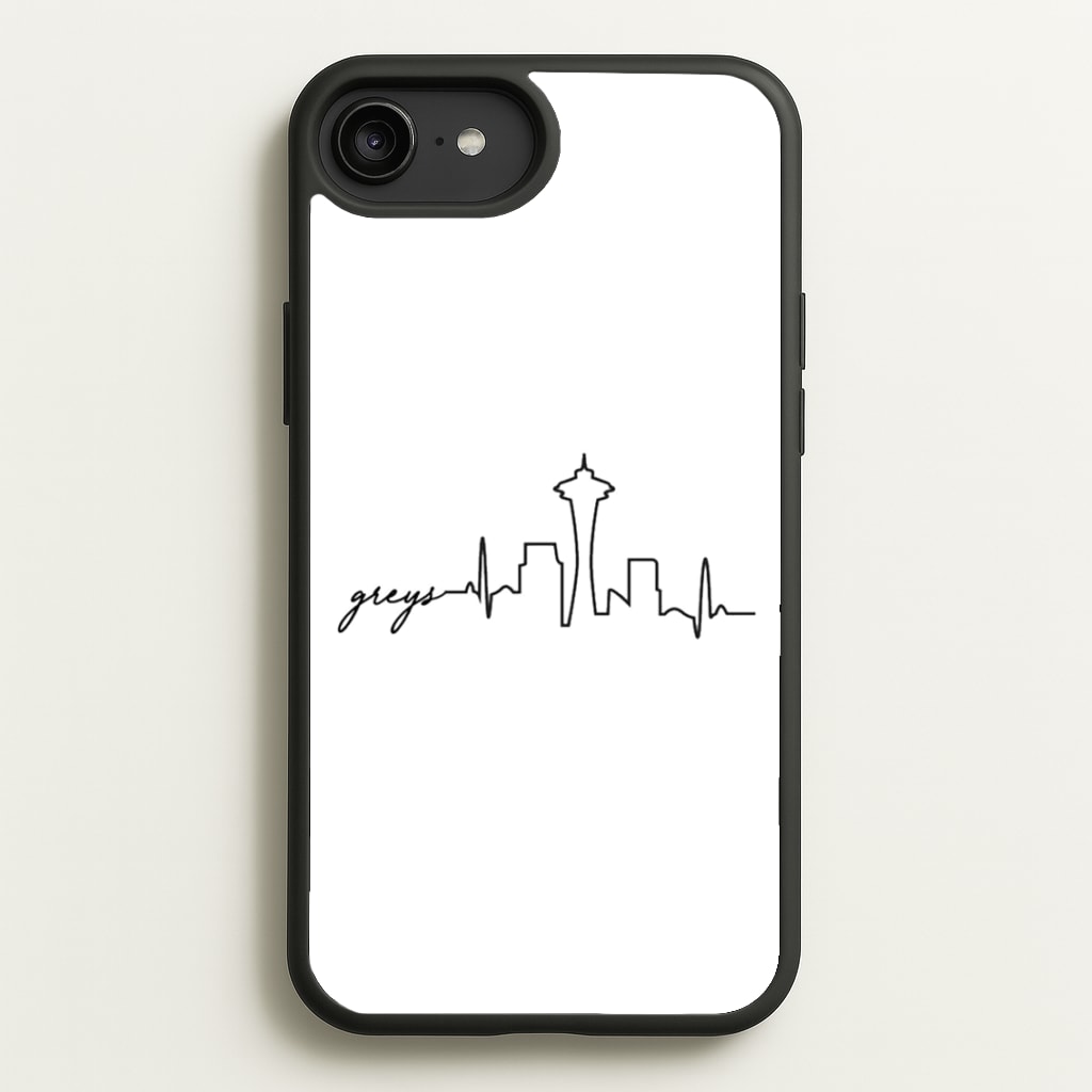 Grey's Skyline - Grey's - Greys Anatomy Phone Case for iPhone 6 Plus / 7 Plus / 8 Plus