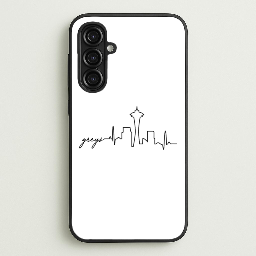 Grey's Skyline - Grey's - Greys Anatomy Phone Case for Galaxy A16