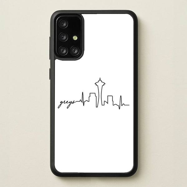 Grey's Skyline - Grey's - Greys Anatomy Phone Case for Galaxy A71