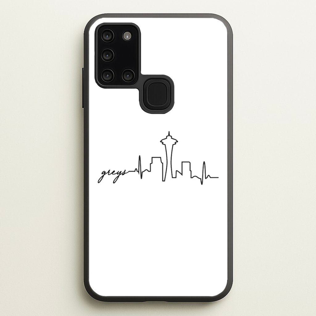 Grey's Skyline - Grey's - Greys Anatomy Phone Case for Galaxy A21s