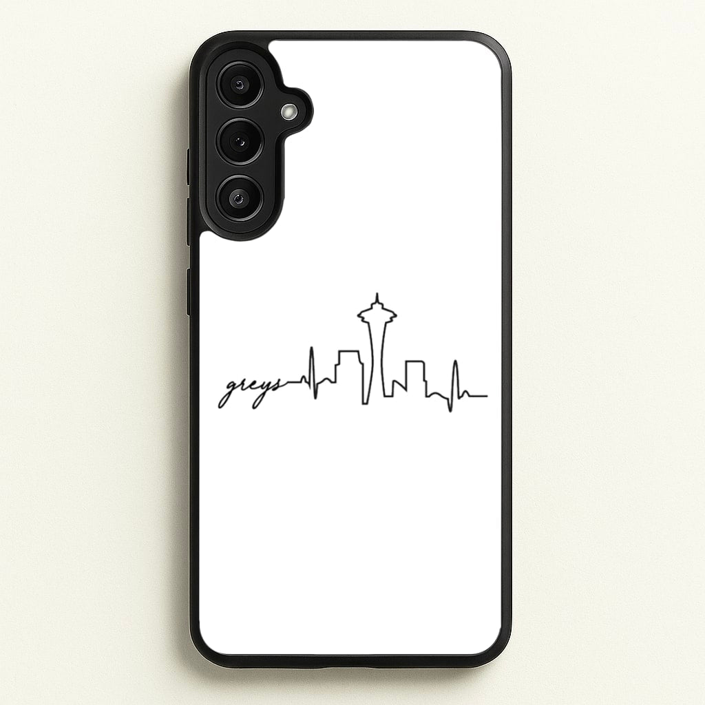 Grey's Skyline - Grey's - Greys Anatomy Phone Case for Galaxy A34