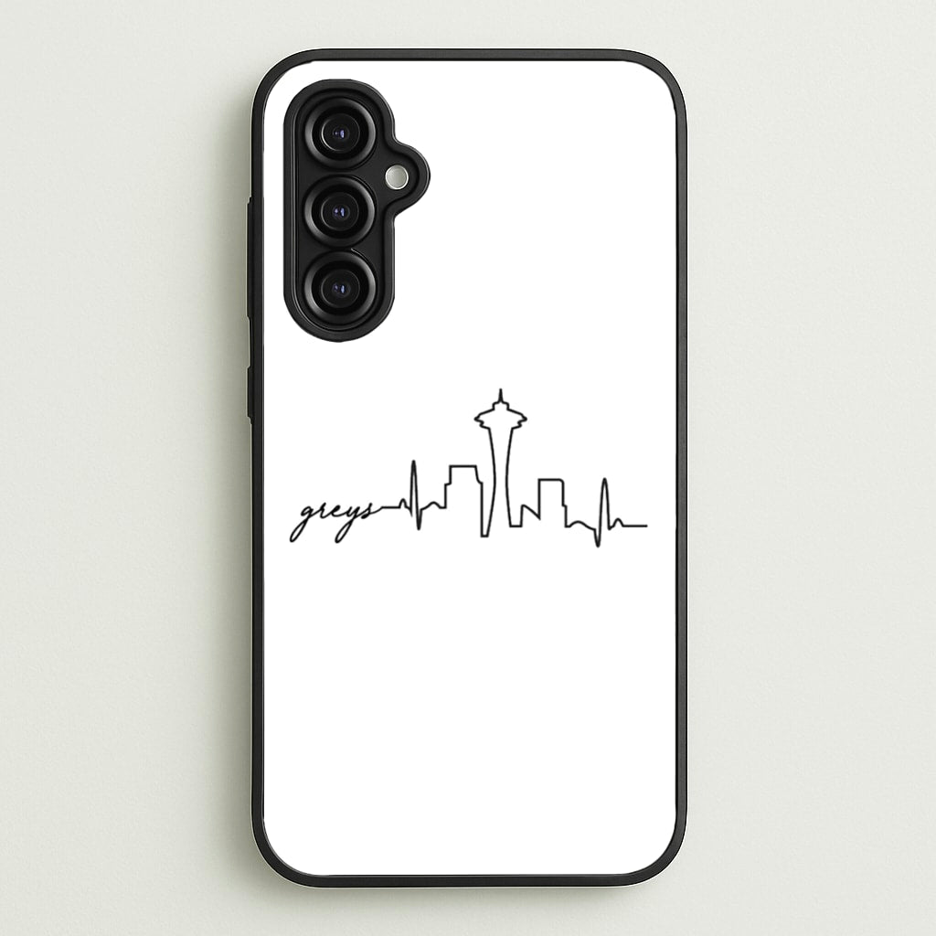 Grey's Skyline - Grey's - Greys Anatomy Phone Case for Galaxy A14
