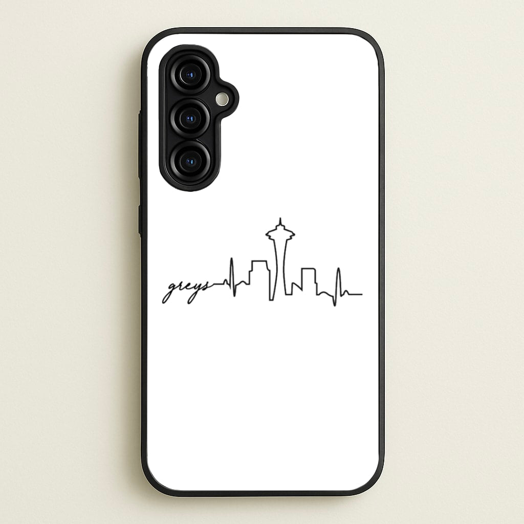 Grey's Skyline - Grey's - Greys Anatomy Phone Case for Galaxy A54