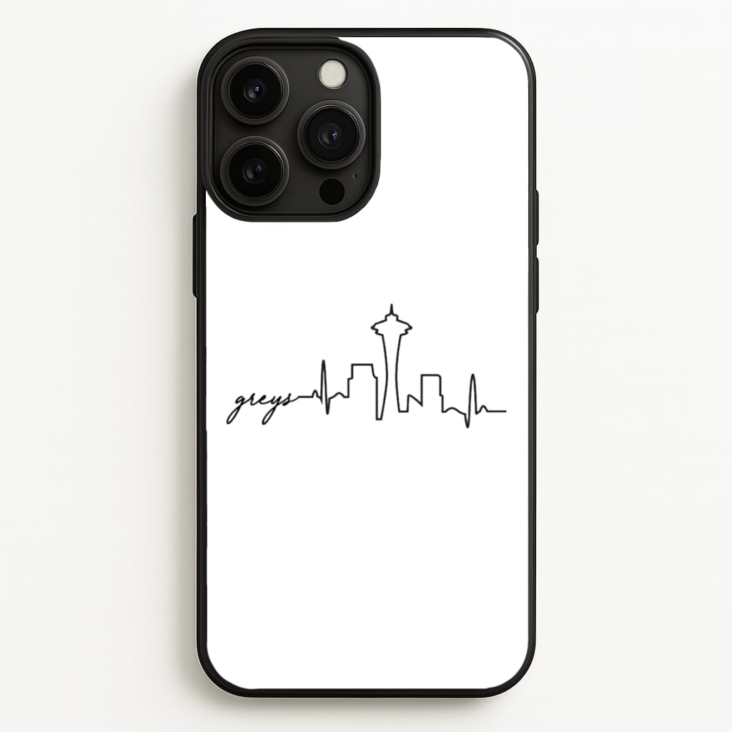 Grey's Skyline - Grey's - Greys Anatomy Phone Case for iPhone 13 Pro Max