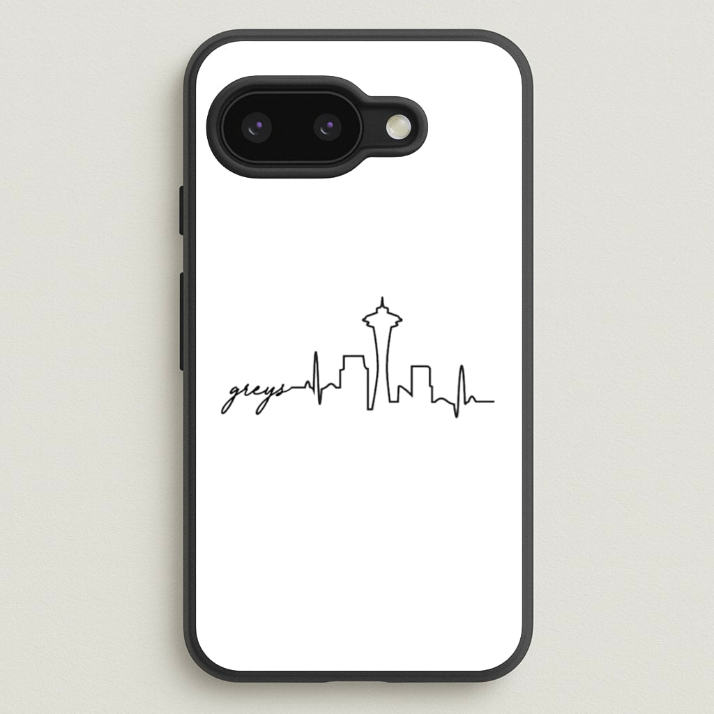 Grey's Skyline - Grey's - Greys Anatomy Phone Case for Google Pixel 9a