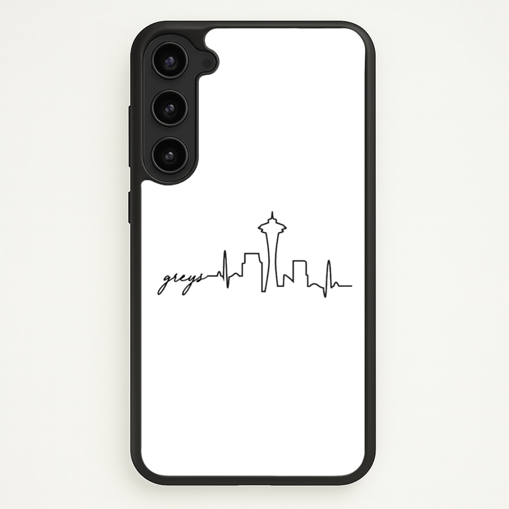 Grey's Skyline - Grey's - Greys Anatomy Phone Case for Galaxy S23 Plus