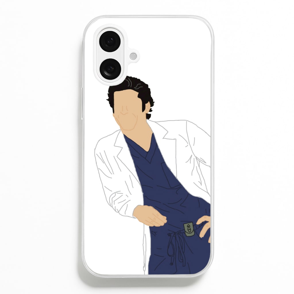Derek Shepherd - Grey's - Greys Anatomy Phone Case for iPhone 16 Plus