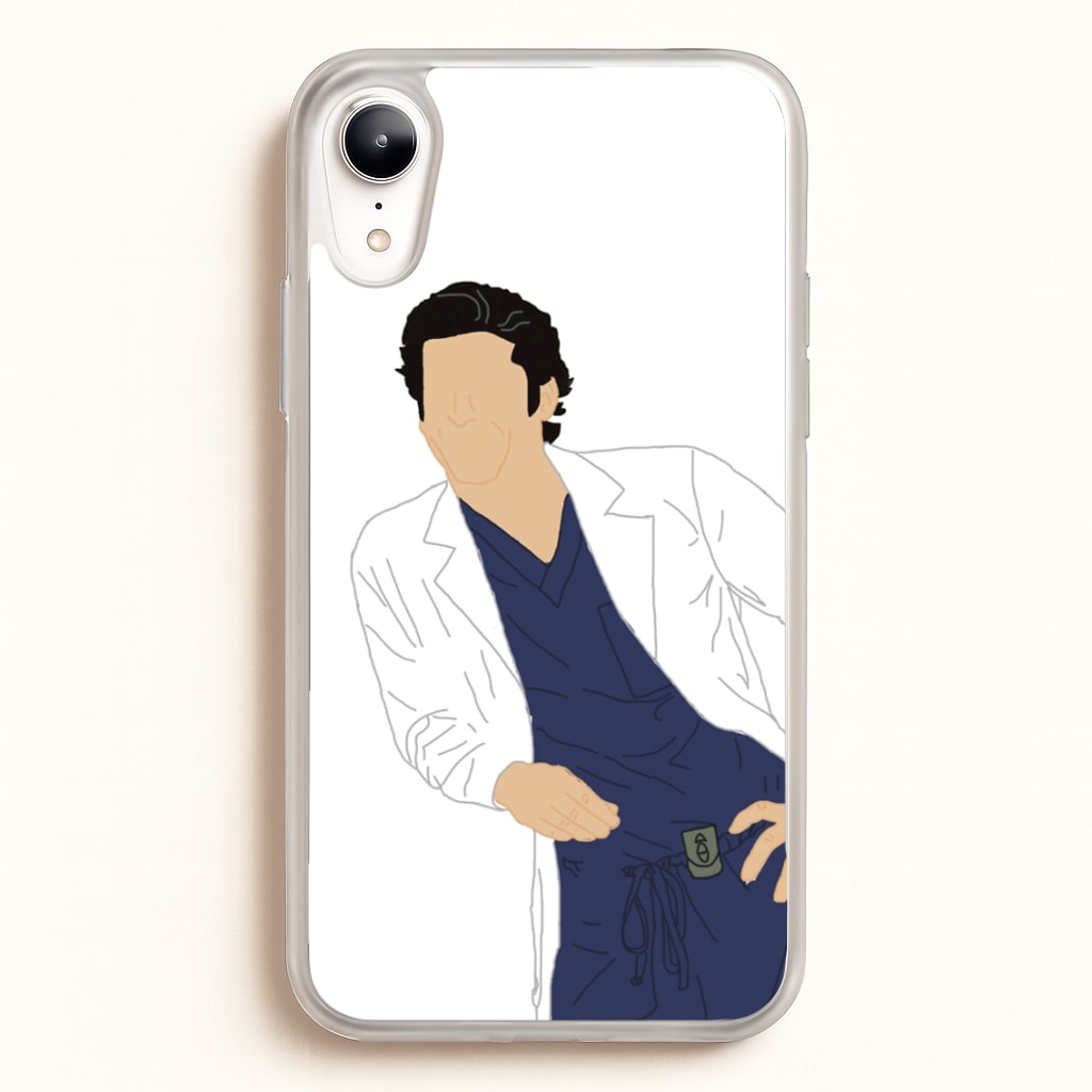 Derek Shepherd - Grey's - Greys Anatomy Phone Case for iPhone XR