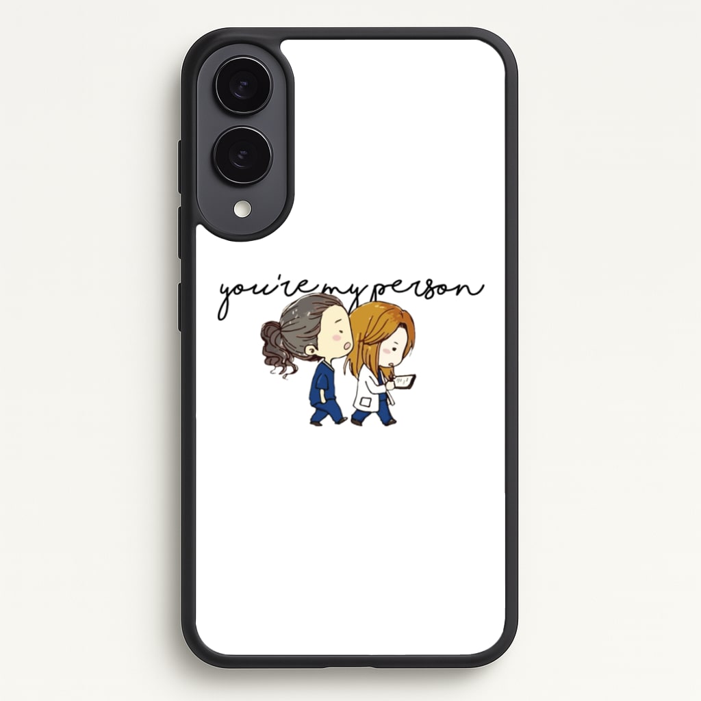 You're My Person Cartoon - Grey's - Greys Anatomy Phone Case for Galaxy S25 Edge