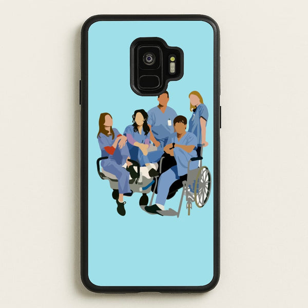 Greys Cast - Grey's Anatomy Phone Case for Galaxy S9