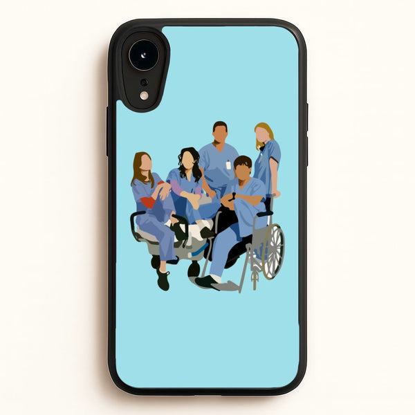 Greys Cast - Grey's Anatomy Phone Case for iPhone XR