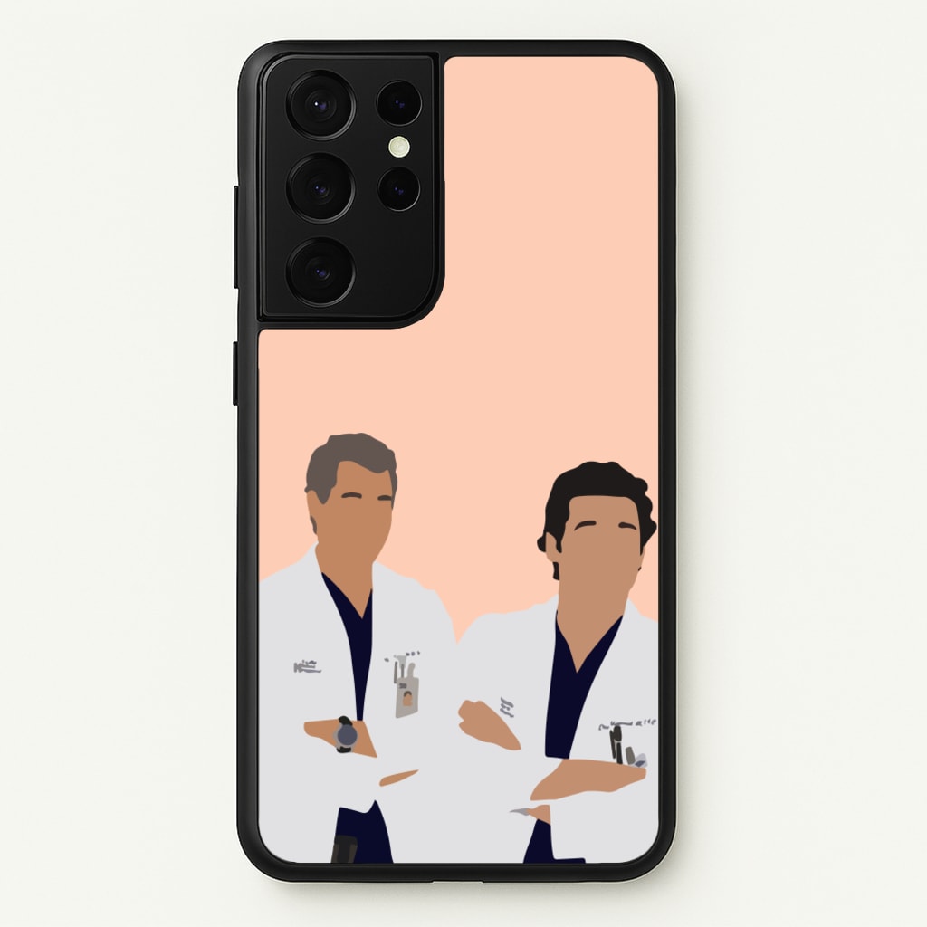 Two Doctors Arm Crossed - Grey's - Grey's Anatomy Phone Case for Galaxy S21 Ultra