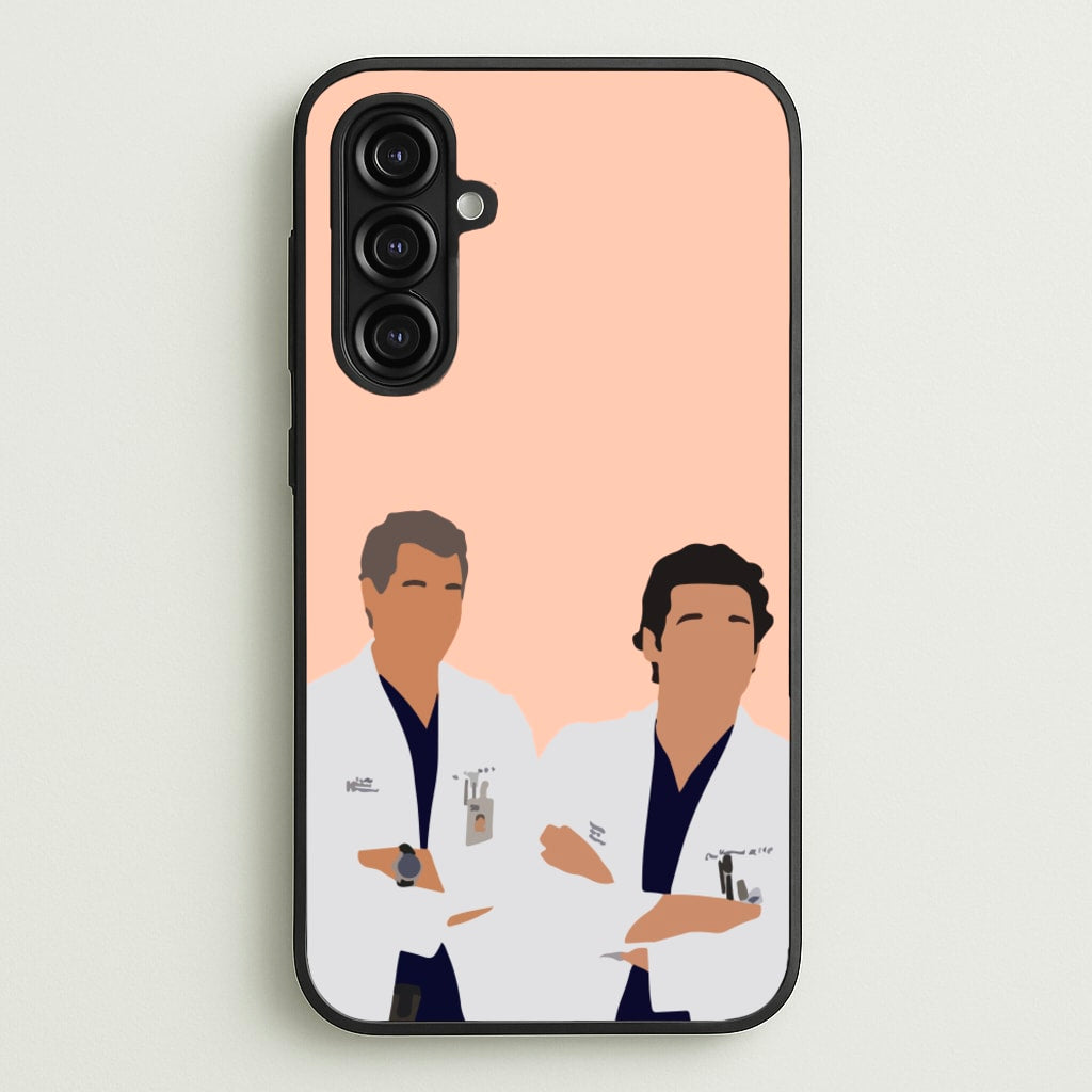 Two Doctors Arm Crossed - Grey's - Grey's Anatomy Phone Case for Galaxy A16