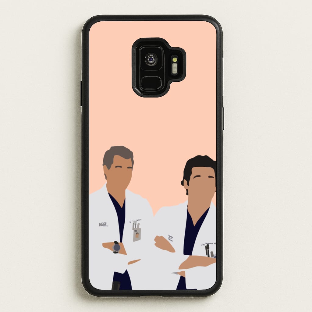 Two Doctors Arm Crossed - Grey's - Grey's Anatomy Phone Case for Galaxy S9