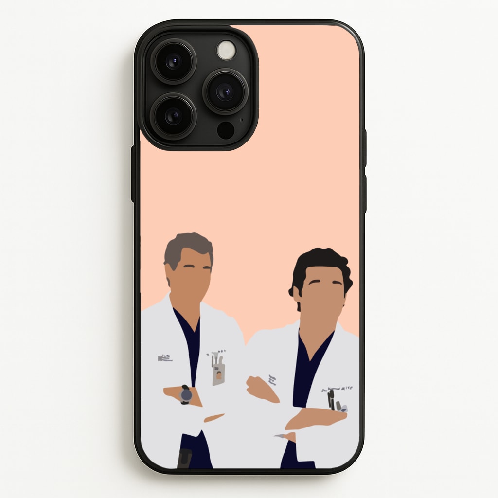 Two Doctors Arm Crossed - Grey's - Grey's Anatomy Phone Case for iPhone 13 Pro Max