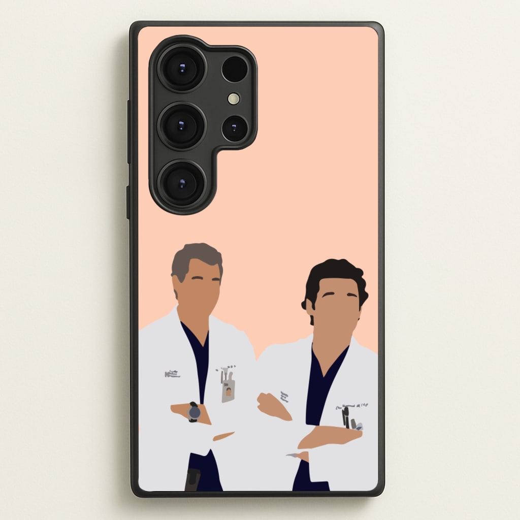 Two Doctors Arm Crossed - Grey's - Grey's Anatomy Phone Case for Galaxy S25 Ultra