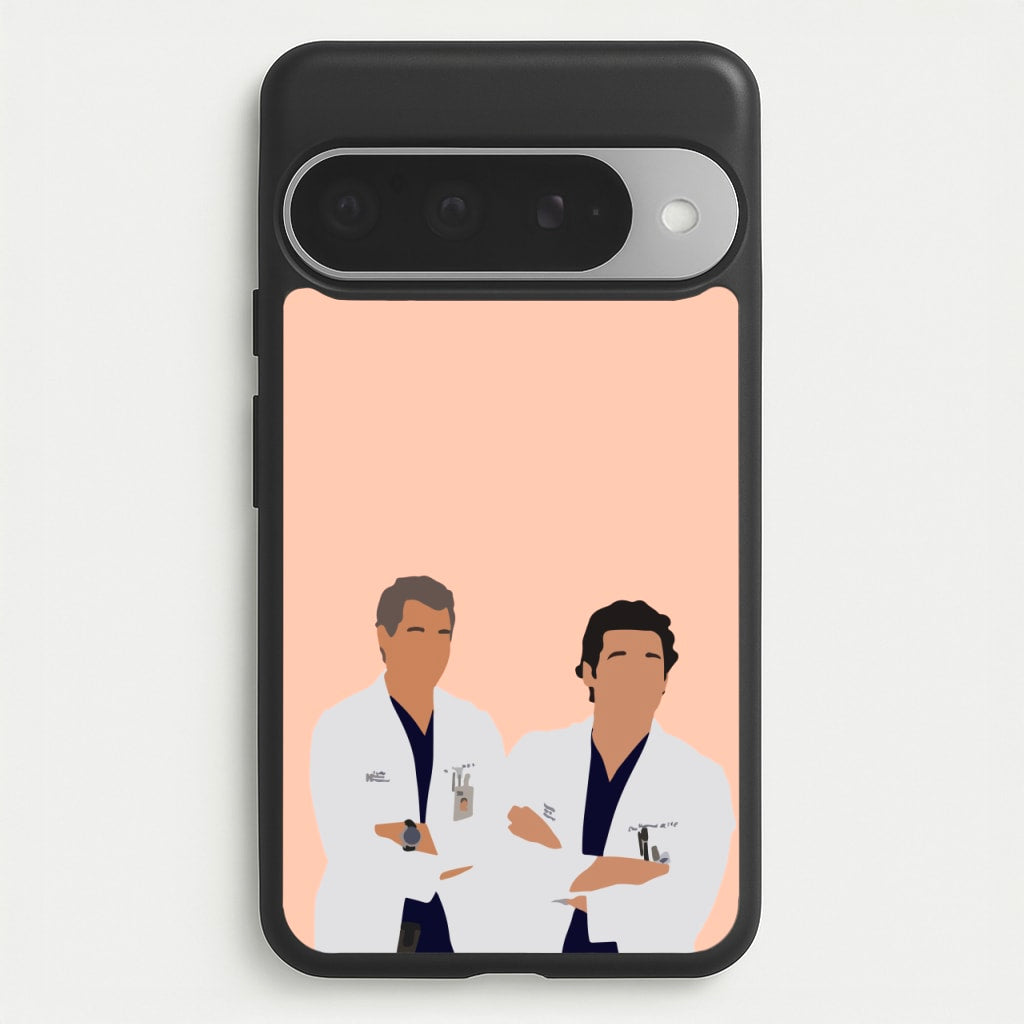 Two Doctors Arm Crossed - Grey's Phone Case for Google Pixel 10 Pro XL