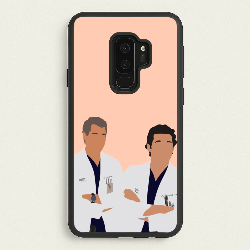 Two Doctors Arm Crossed - Grey's - Grey's Anatomy Phone Case for Galaxy S9 Plus