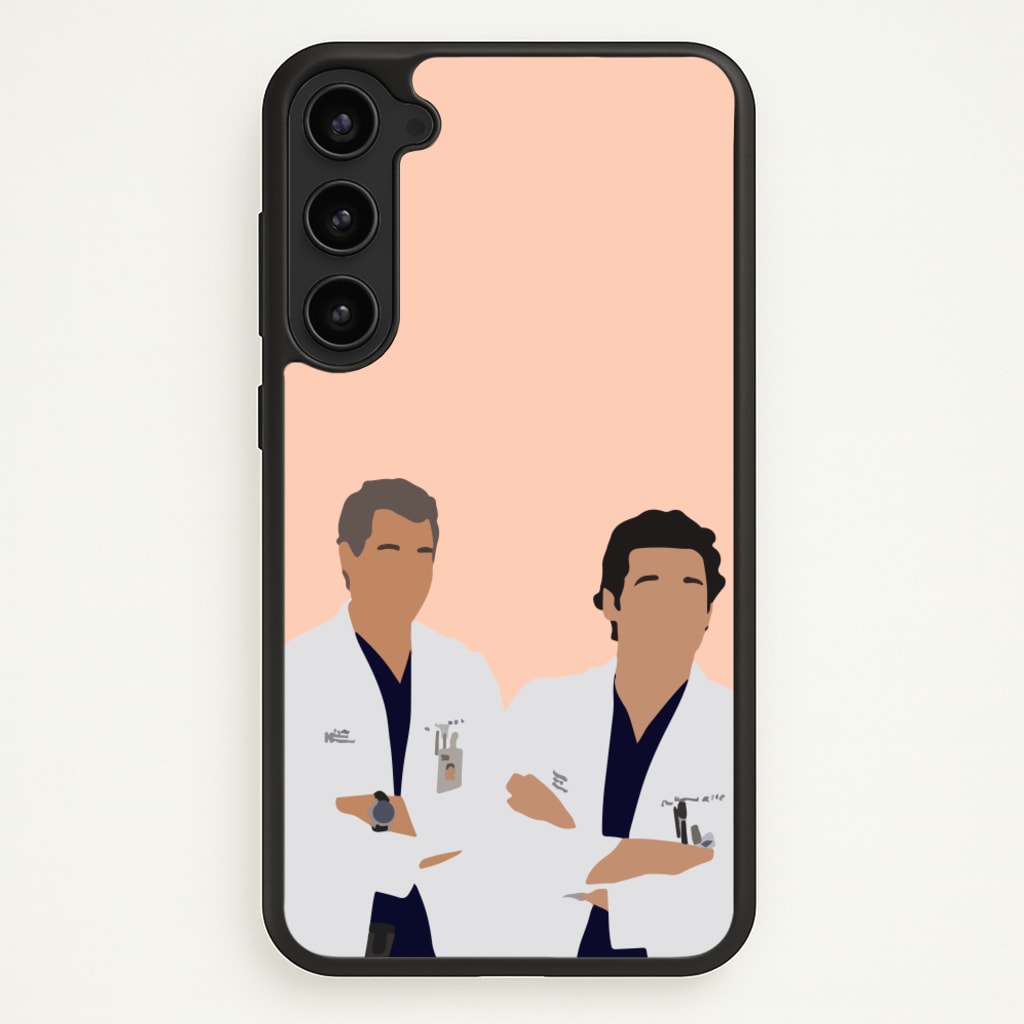 Two Doctors Arm Crossed - Grey's - Grey's Anatomy Phone Case for Galaxy S23