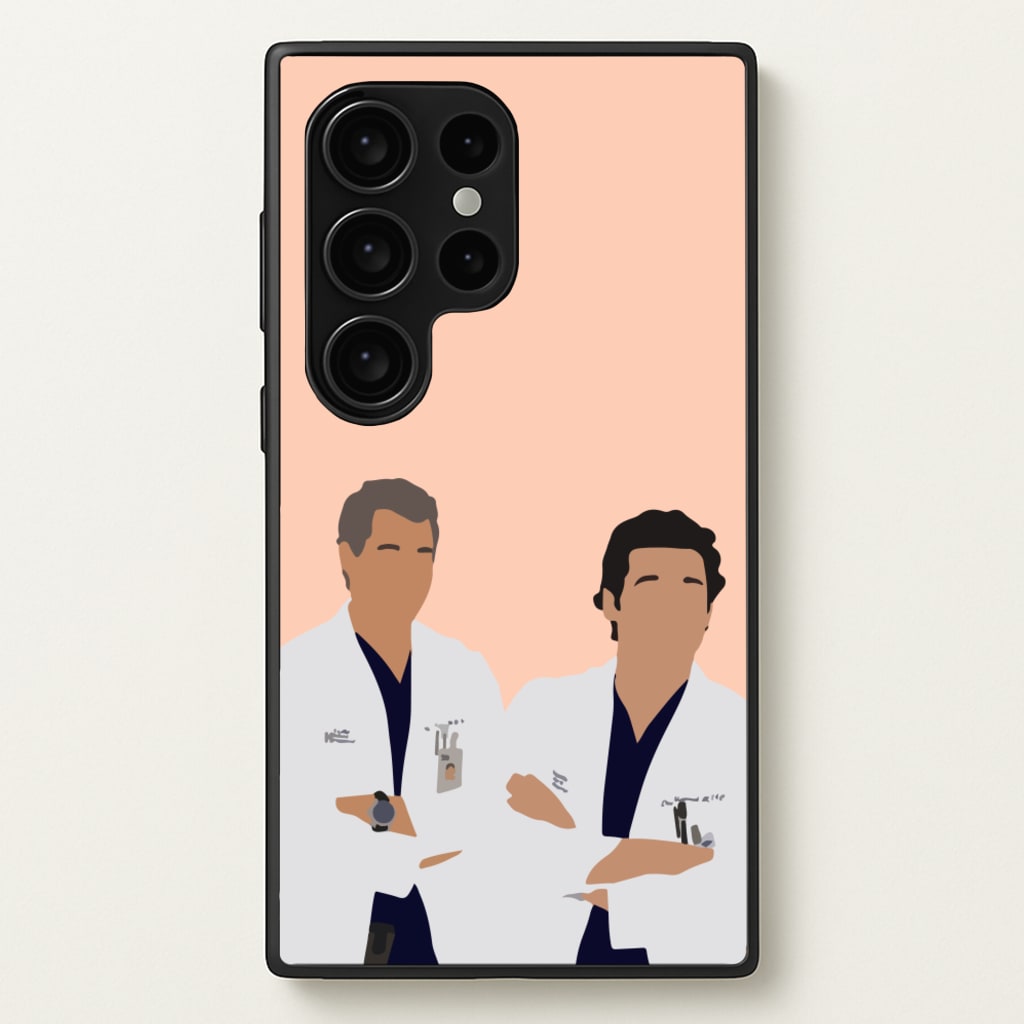 Two Doctors Arm Crossed - Grey's - Grey's Anatomy Phone Case for Galaxy S24 Ultra