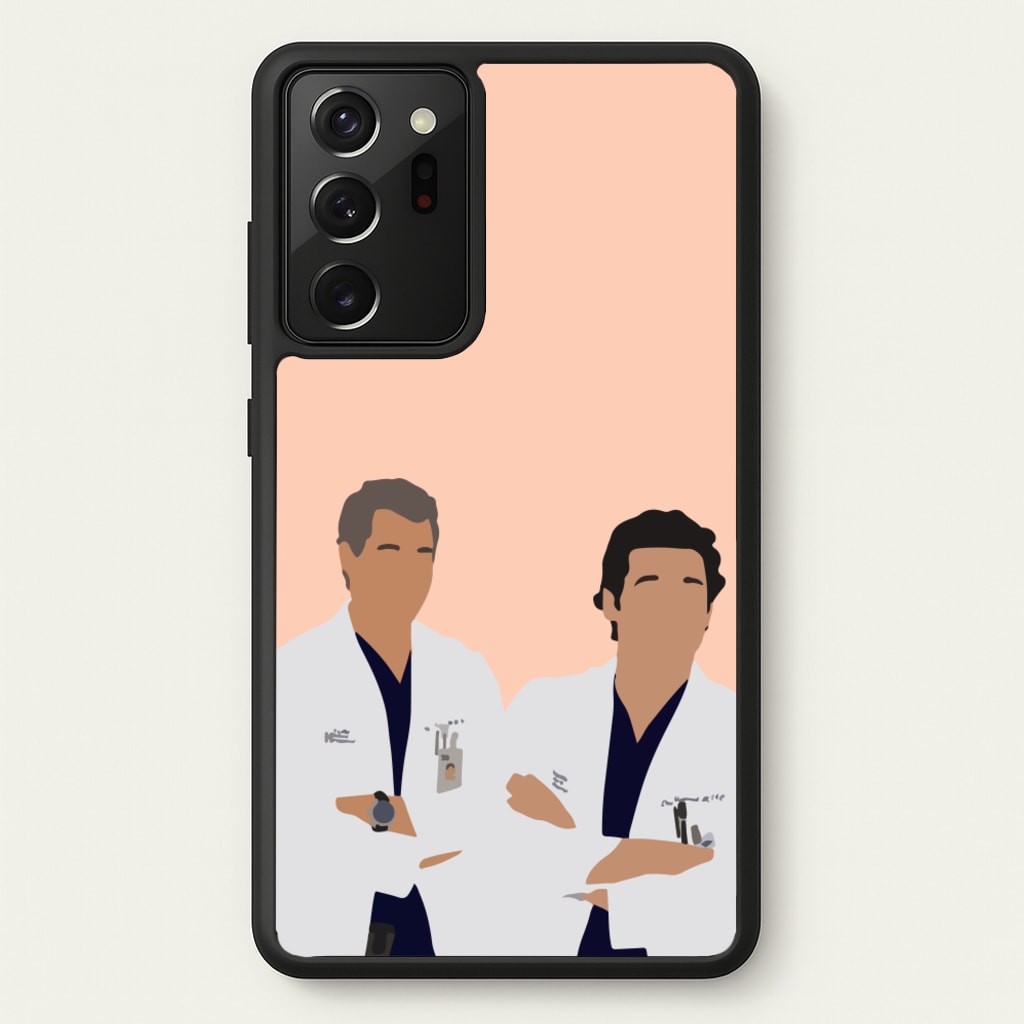 Two Doctors Arm Crossed - Grey's - Grey's Anatomy Phone Case for Galaxy Note 20 Ultra
