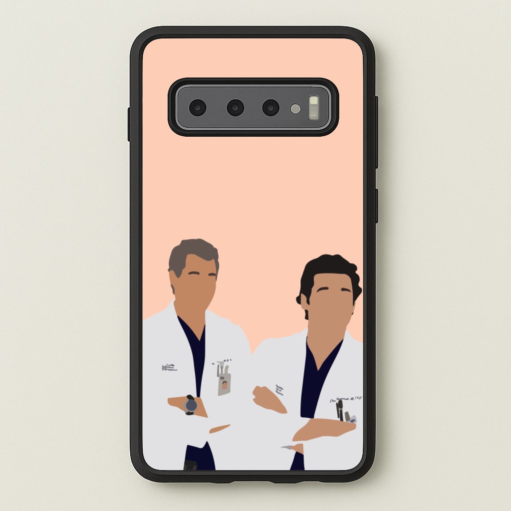 Two Doctors Arm Crossed - Grey's - Grey's Anatomy Phone Case for Galaxy S10 Plus