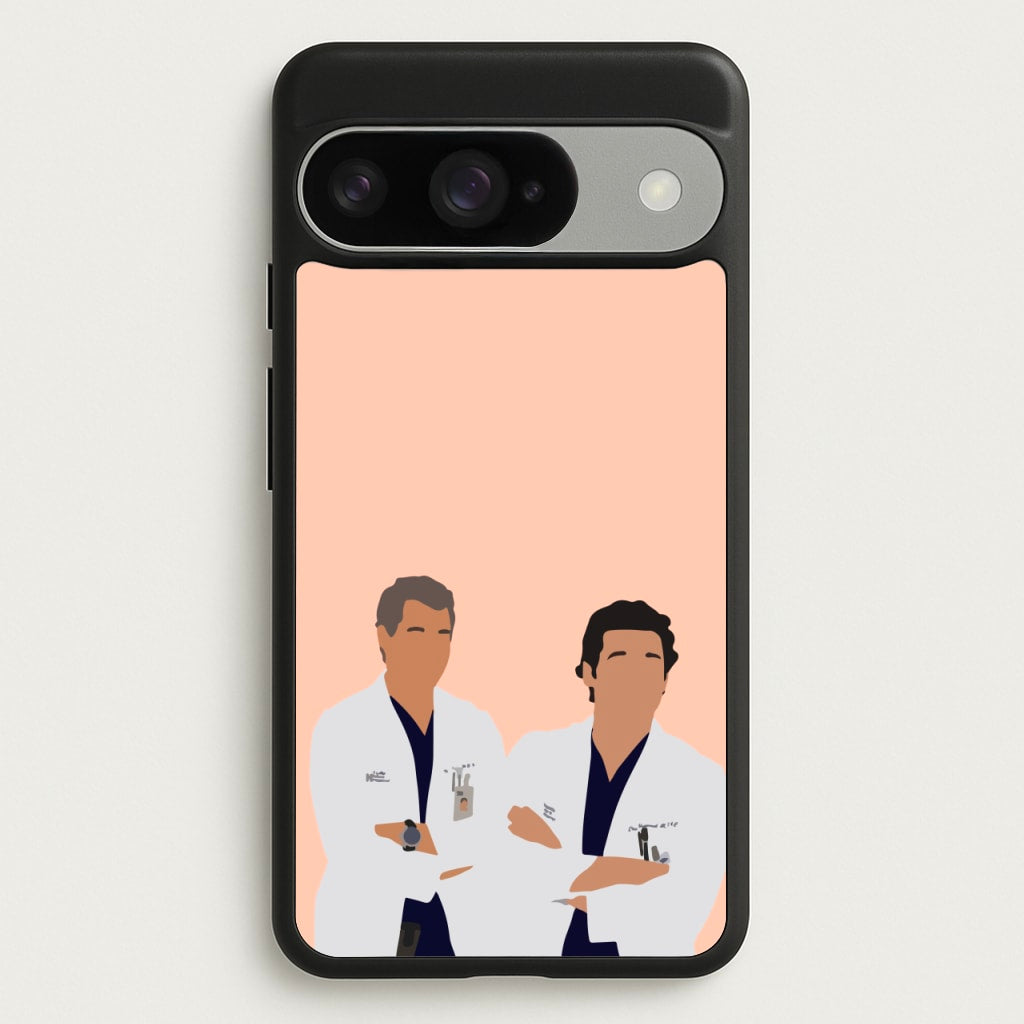 Two Doctors Arm Crossed - Grey's Phone Case for Google Pixel 10 / 10 Pro