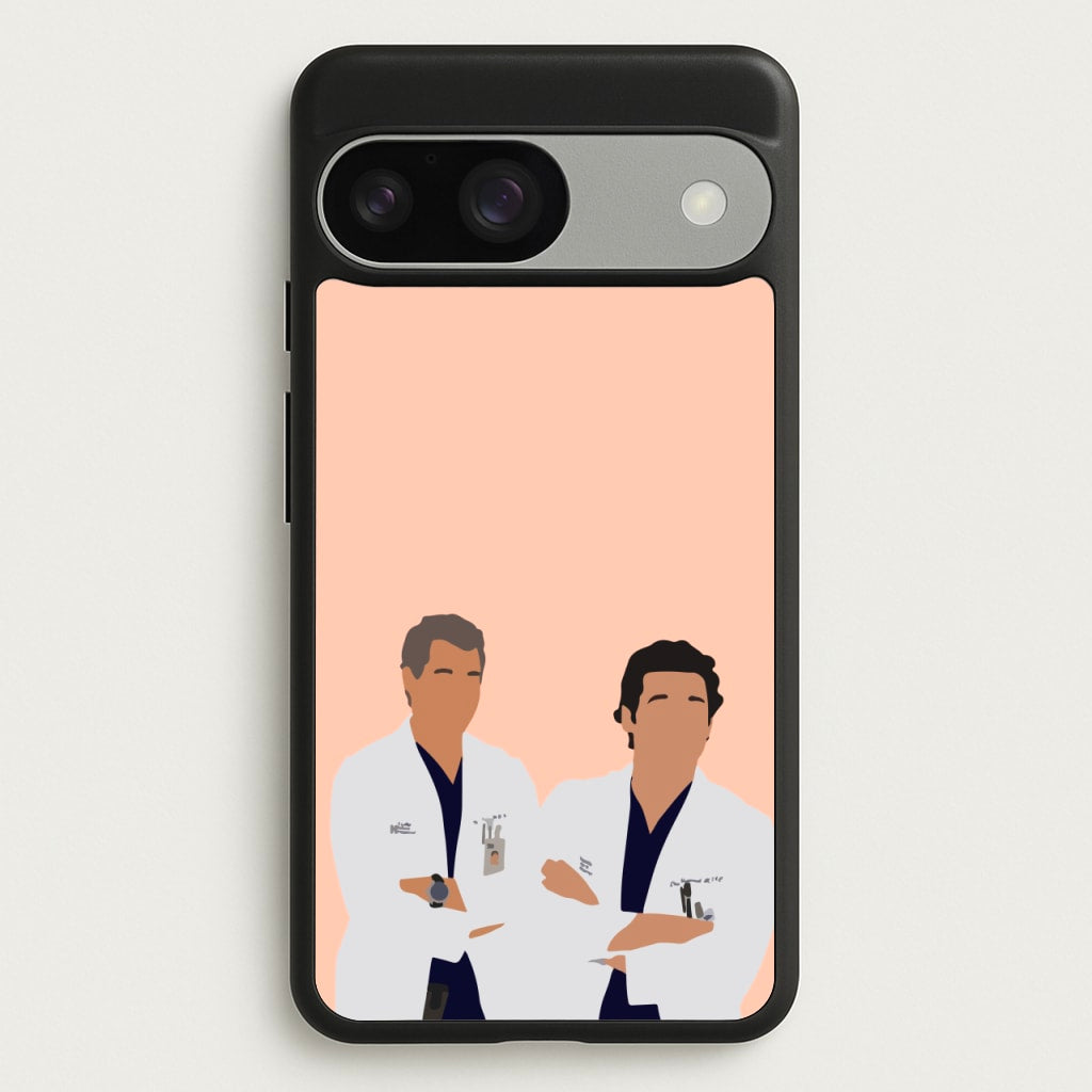 Two Doctors Arm Crossed - Grey's - Grey's Anatomy Phone Case for Google Pixel 9 / 9 Pro