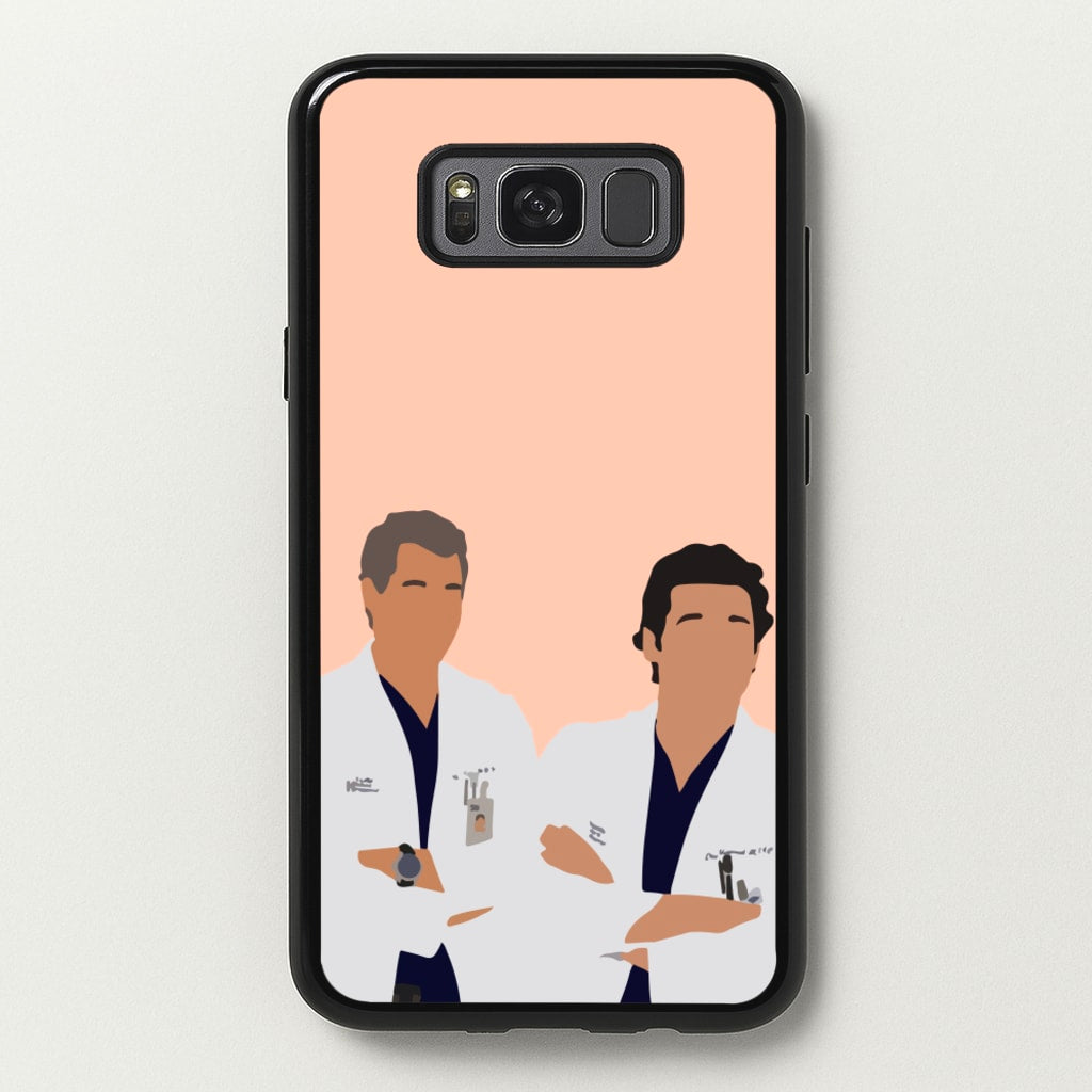 Two Doctors Arm Crossed - Grey's - Grey's Anatomy Phone Case for Galaxy S8 Plus