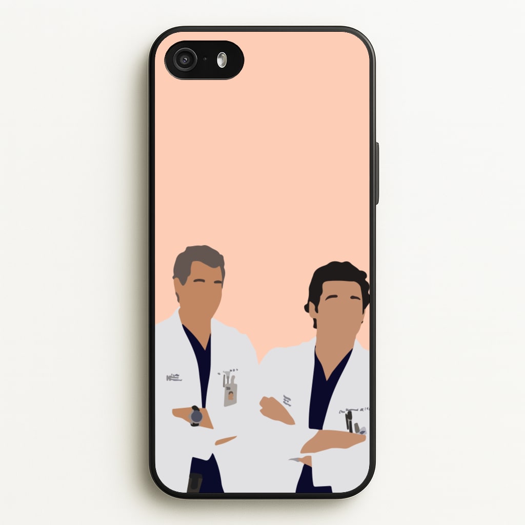 Two Doctors Arm Crossed - Grey's - Grey's Anatomy Phone Case for iPhone 5 / 5s / SE 2016