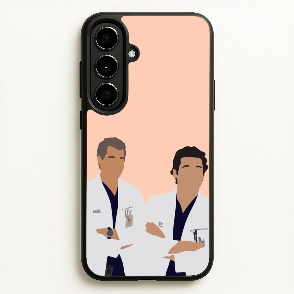 Two Doctors Arm Crossed - Grey's - Grey's Anatomy Phone Case for Galaxy A56