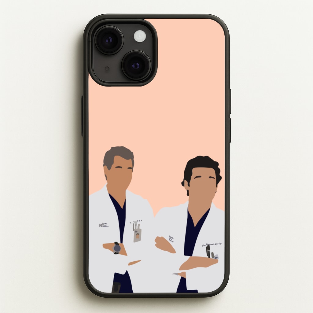 Two Doctors Arm Crossed - Grey's - Grey's Anatomy Phone Case for iPhone 13 Mini