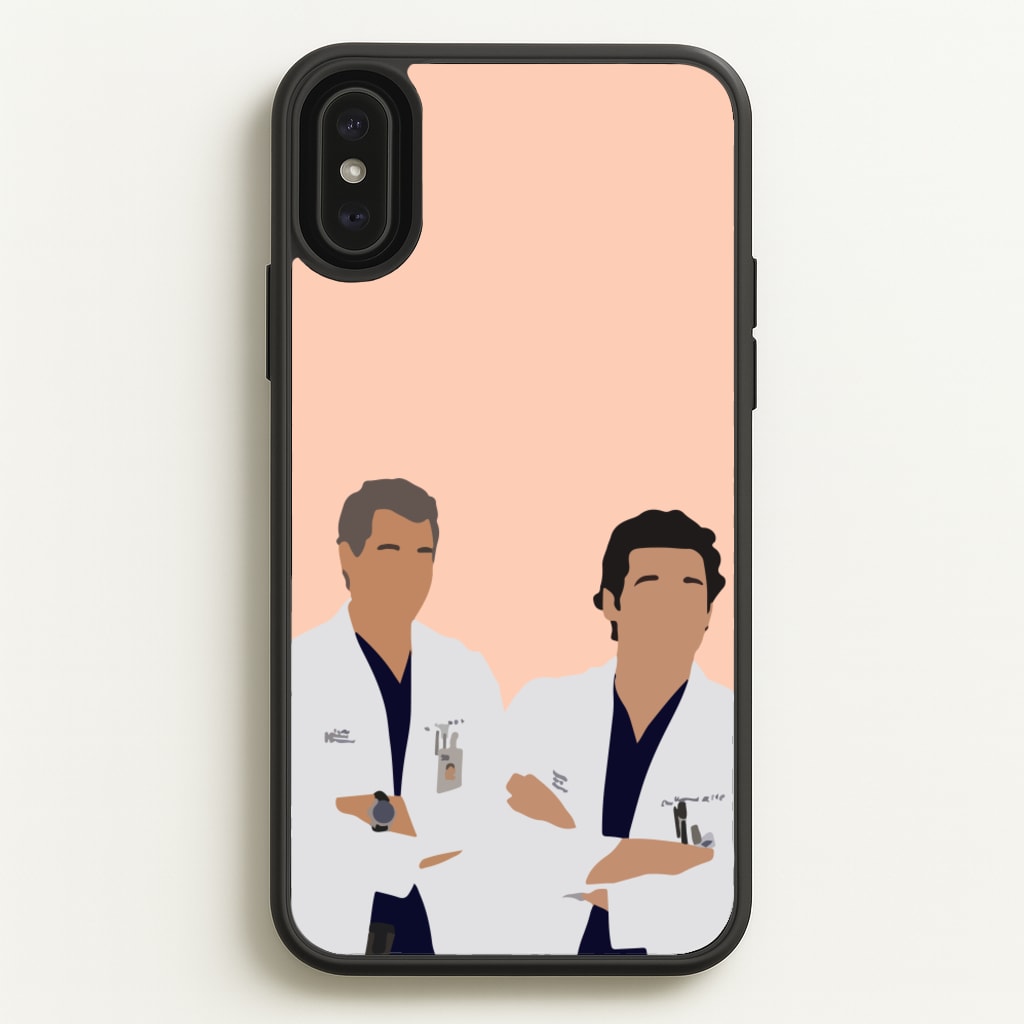 Two Doctors Arm Crossed - Grey's - Grey's Anatomy Phone Case for iPhone XS Max