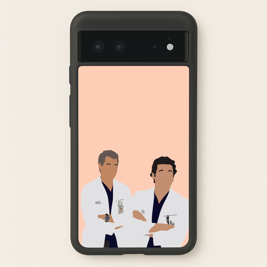 Two Doctors Arm Crossed - Grey's - Grey's Anatomy Phone Case for Google Pixel 6