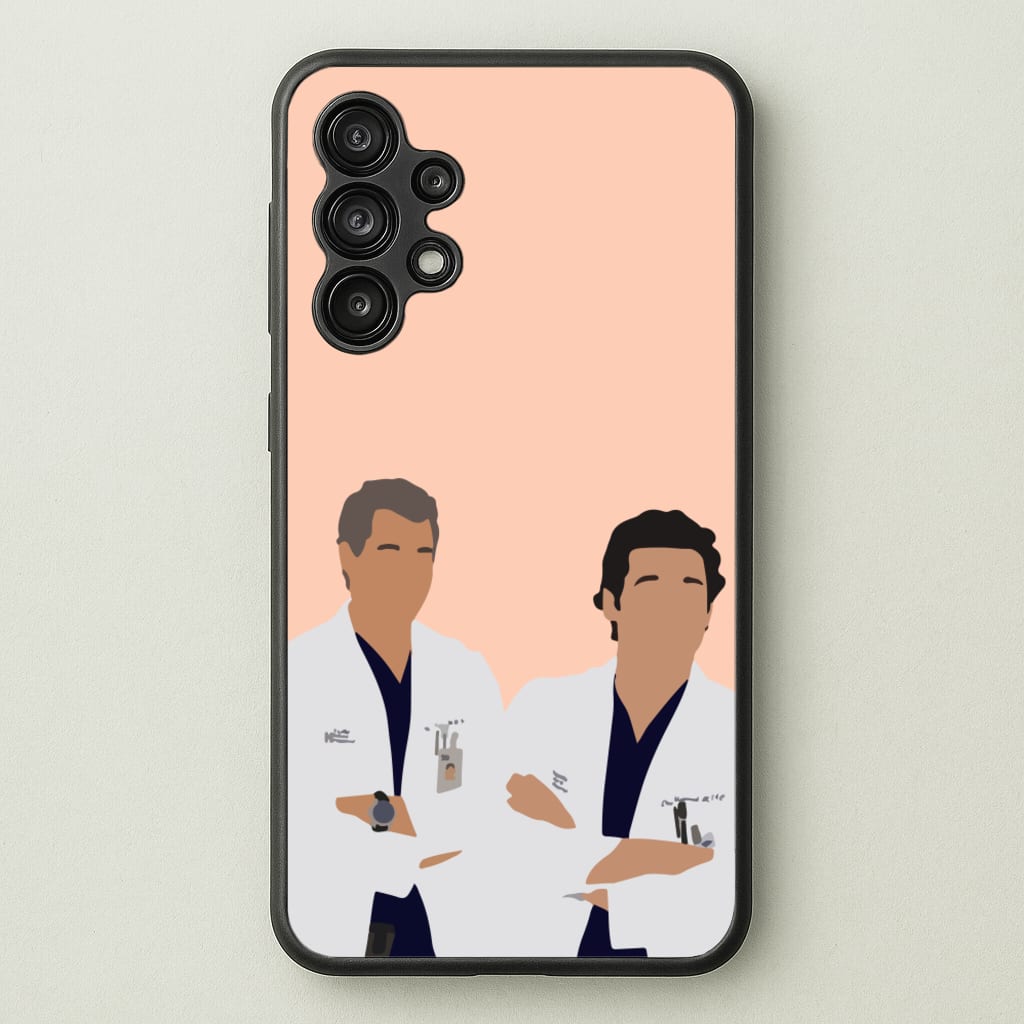 Two Doctors Arm Crossed - Grey's - Grey's Anatomy Phone Case for Galaxy A13