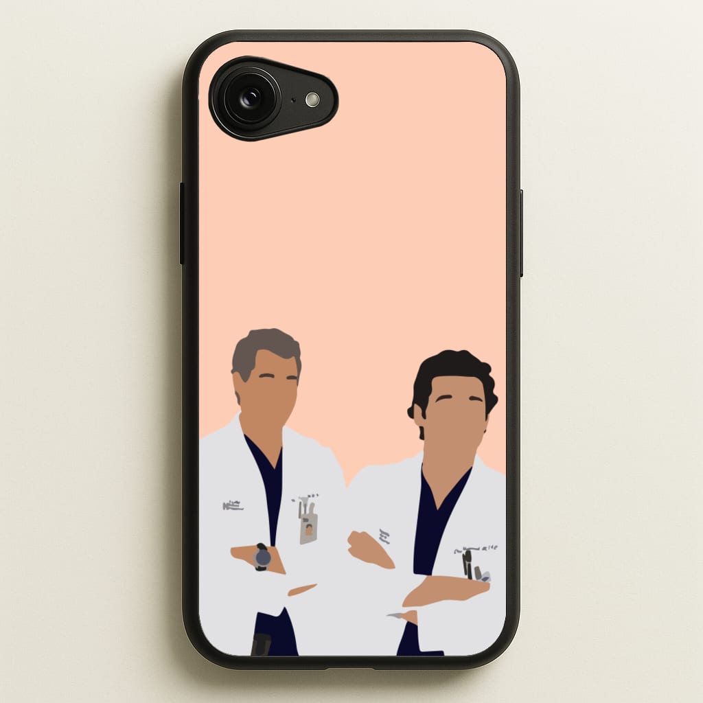 Two Doctors Arm Crossed - Grey's - Grey's Anatomy Phone Case for iPhone 16e