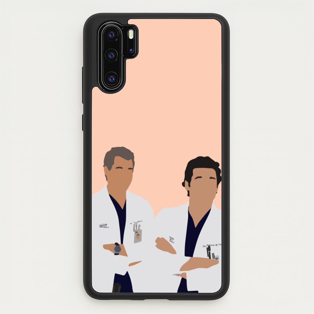 Two Doctors Arm Crossed - Grey's - Grey's Anatomy Phone Case for Huawei P30 Pro