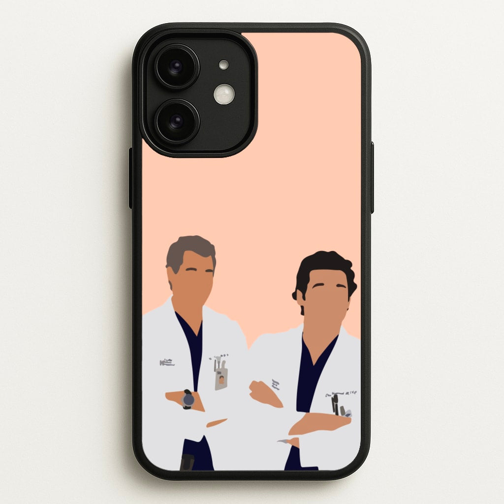Two Doctors Arm Crossed - Grey's - Grey's Anatomy Phone Case for iPhone 11