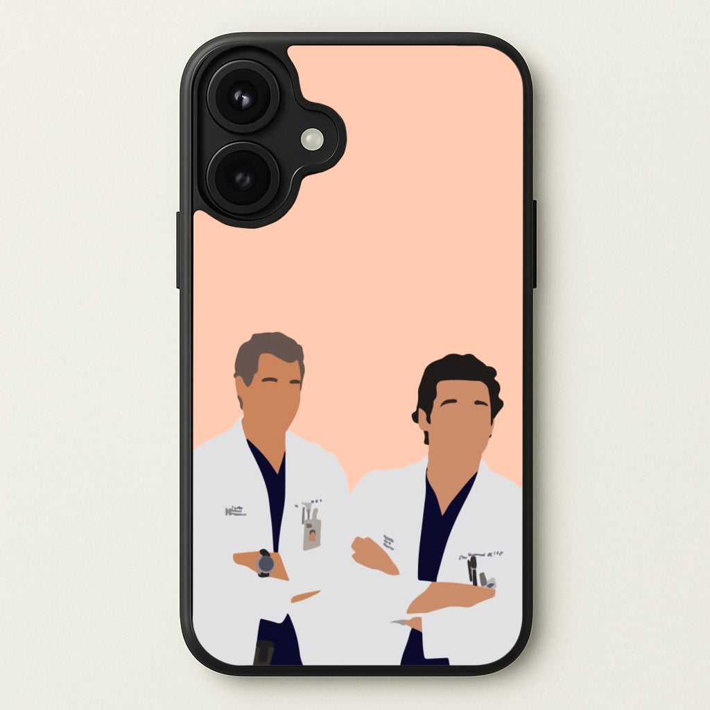 Two Doctors Arm Crossed - Grey's Phone Case for iPhone 17