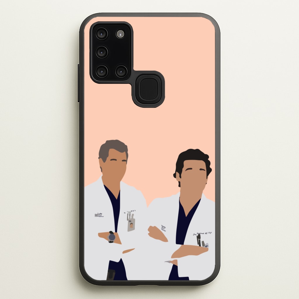 Two Doctors Arm Crossed - Grey's - Grey's Anatomy Phone Case for Galaxy A21s