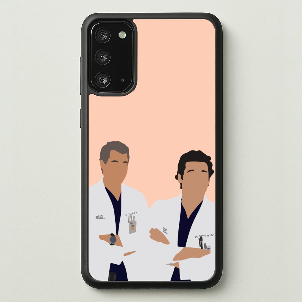 Two Doctors Arm Crossed - Grey's - Grey's Anatomy Phone Case for Galaxy Note 20