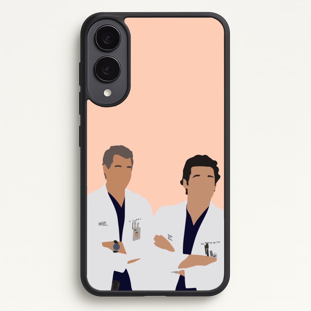 Two Doctors Arm Crossed - Grey's - Grey's Anatomy Phone Case for Galaxy S25 Edge