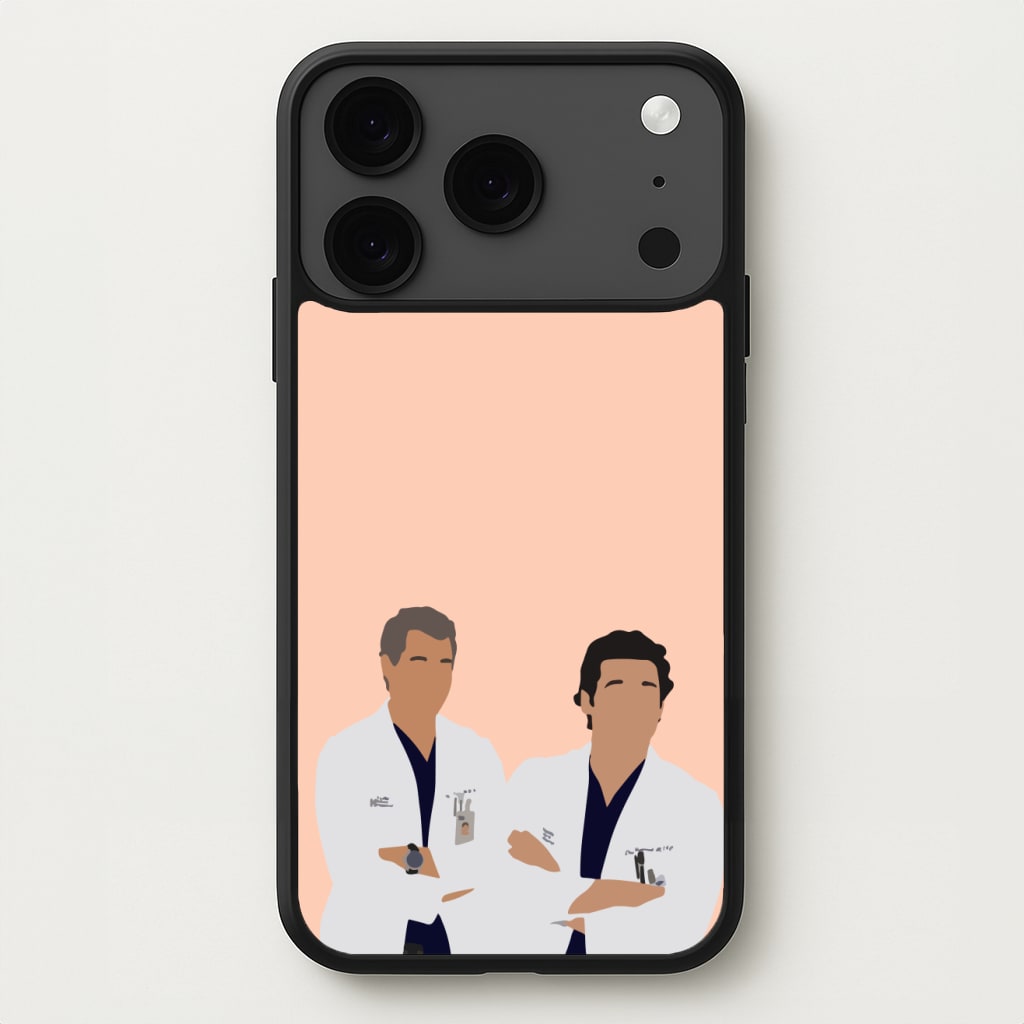 Two Doctors Arm Crossed - Grey's Phone Case for iPhone 17 Pro Max