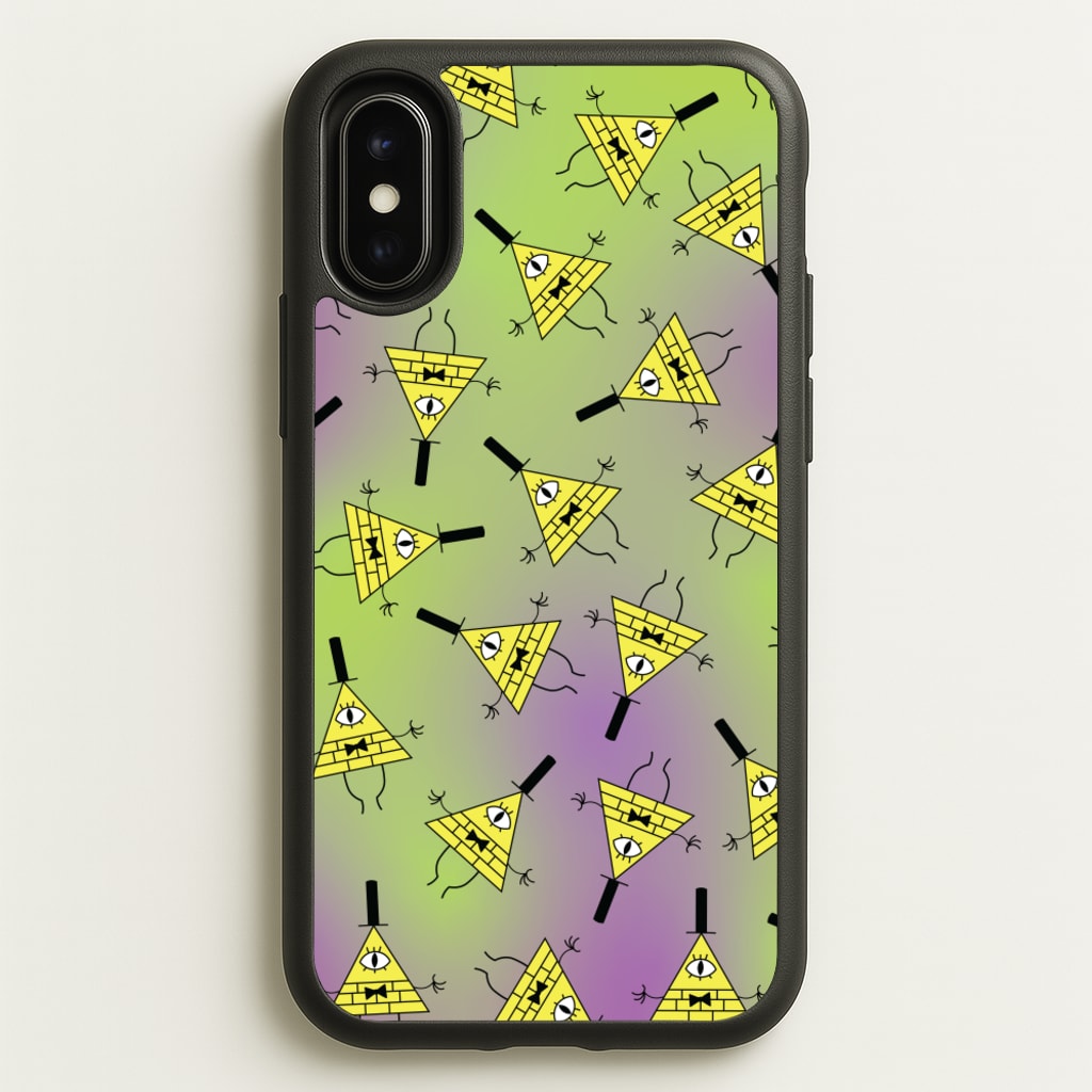 Bill Pattern - Disney Phone Case for iPhone X / XS