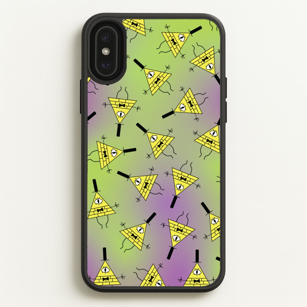 Bill Pattern - Disney Phone Case for iPhone XS Max