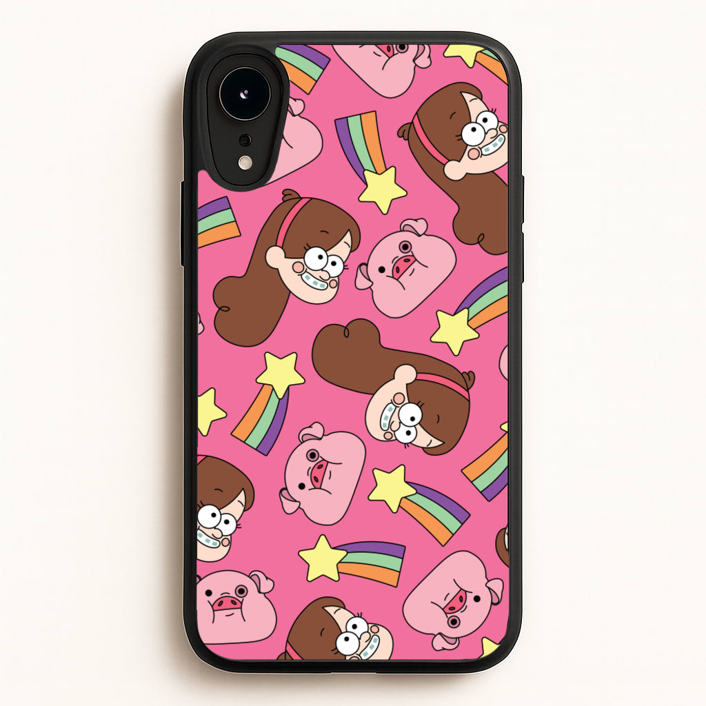 Mabel And Stars Pattern - Disney Phone Case for iPhone XR
